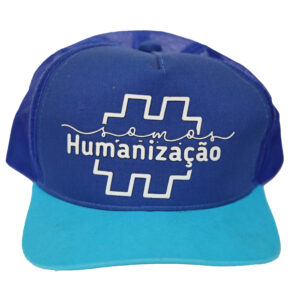 BONÉ SOMOS HUMANIZAÇÃO AZUL