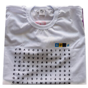 CAMISA CAÇA PALAVRAS