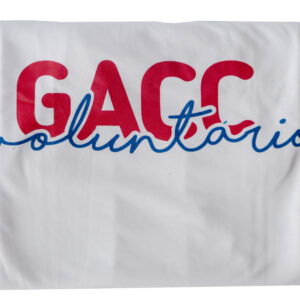 CAMISA VOLUNTARIADO BRANCA COM VERMELHA