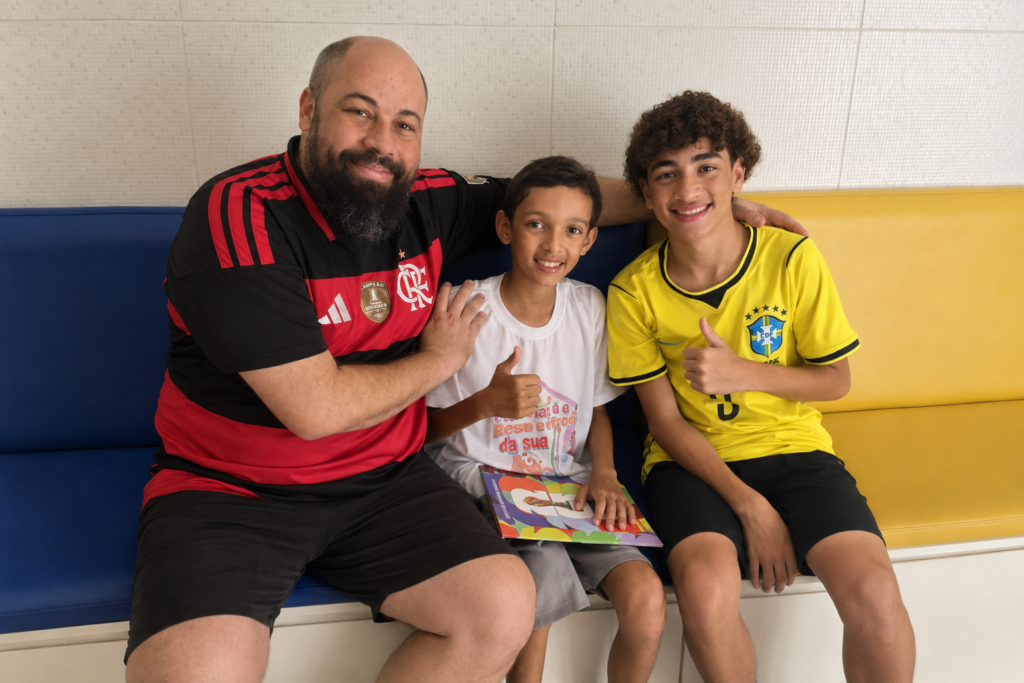 Solidariedade que inspira: gesto de família transforma o dia de criança assistida pelo GACC.